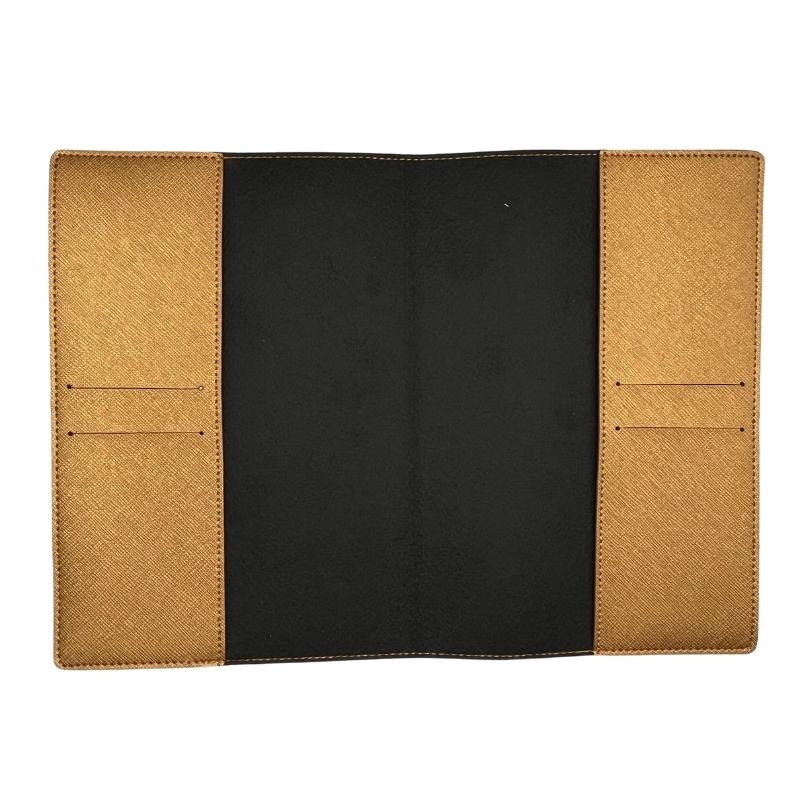 Protège Carnet de Santé Personnalisé Or