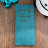 Protège Livret de Famille Personnalisé Bleu