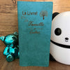 Protège Livret de Famille Personnalisé Bleu